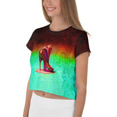 Quantum Leap Women's Crop Top - Beyond T-shirts