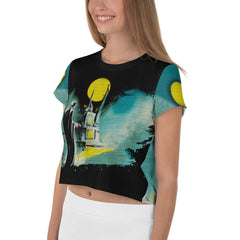 Enchanted Forest Halloween Crop Tee - Beyond T-shirts