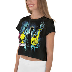 Trick Or Treat Crop Shirt - Beyond T-shirts