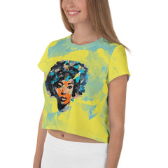 Guitar Dreamscape II All-Over Print Crop T-Shirts - Beyond T-shirts