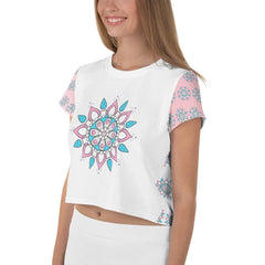 Mandala Universe Crop Top - Beyond T-shirts