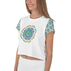 Bohemian Mandala Crop Top - Beyond T-shirts