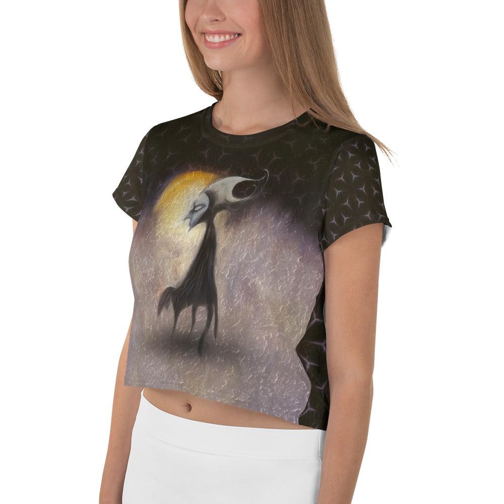 Dark Fairy Forest Crop Tee - Beyond T-shirts