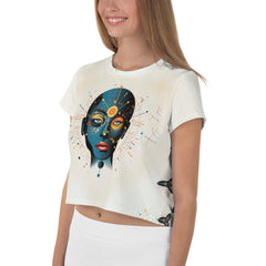 Feminine Energy in Abstraction: Crop Tee - Beyond T-shirts