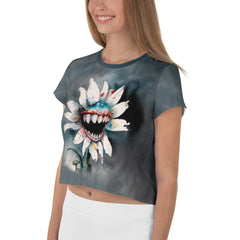 All-Over Print Crop Tee - Beyond T-shirts