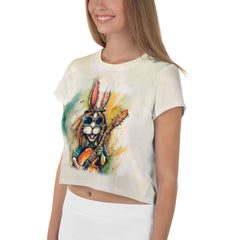 Playful Profiles Caricature Crop T-Shirt - Beyond T-shirts