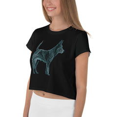 Elegant Emu Ensemble Crop Tee