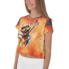 Enchanting Elf Enigma Women's Crop Top