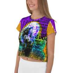 Crescendo Celtic Charms Crop All-Over Print Crop Tee