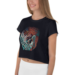 Classical Crescendo All-Over Print Crop Tee