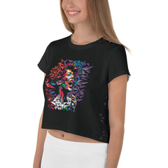 Opera Ovation All-Over Print Crop T-Shirts