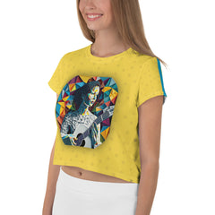 Symphony Swirls Crop T-Shirts