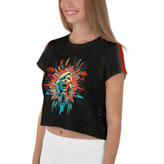 Blues Bliss Crop T-Shirts