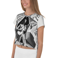 Maestro Melody All-Over Print Crop T-Shirts