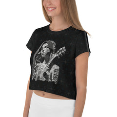 Innovator's Impression All-Over Print Crop T-Shirts