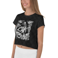 Creator's Canvas All-Over Print Crop T-Shirts