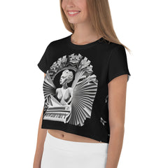 Vinyl Vibe Crop T-Shirts