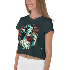 Hip Hop Graffiti Crop T-Shirts