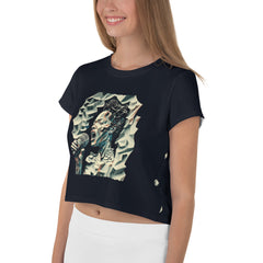 Greatest Hits All-Over Print Crop T-Shirts