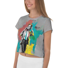 Brushstroke Delight Crop Tee