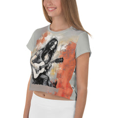 Contemporary Elegance Crop Tee