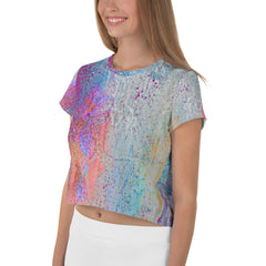 Stone Mosaic Crop T-Shirts