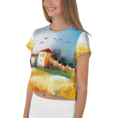 Forest Whispers Women's Crop Tee