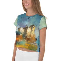 Lakeside Serenade Women's Crop Tee