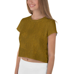 Copper Patina Women's Crop Tee