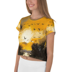 Desert Dreams Landscape Crop T-Shirt