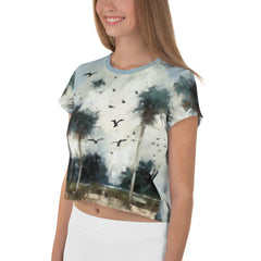 Urban Jungle Adventure Women's Crop Tee