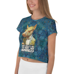 Farmyard Dream Pig Crop T-Shirt