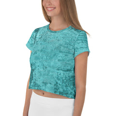 Silky Serenity Crop T-Shirt