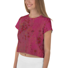 Linen Love Crop T-Shirt