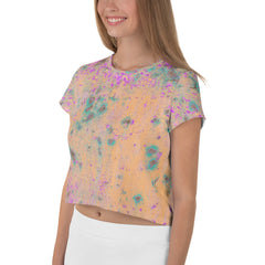 Embroidered Essence Crop T-Shirt