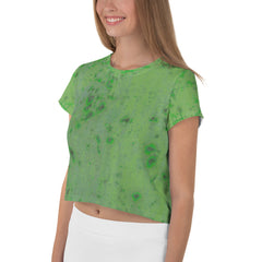 Suede Sensation Crop T-Shirt