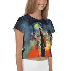 Skeleton Sway Crop T-Shirt - Beyond T-shirts