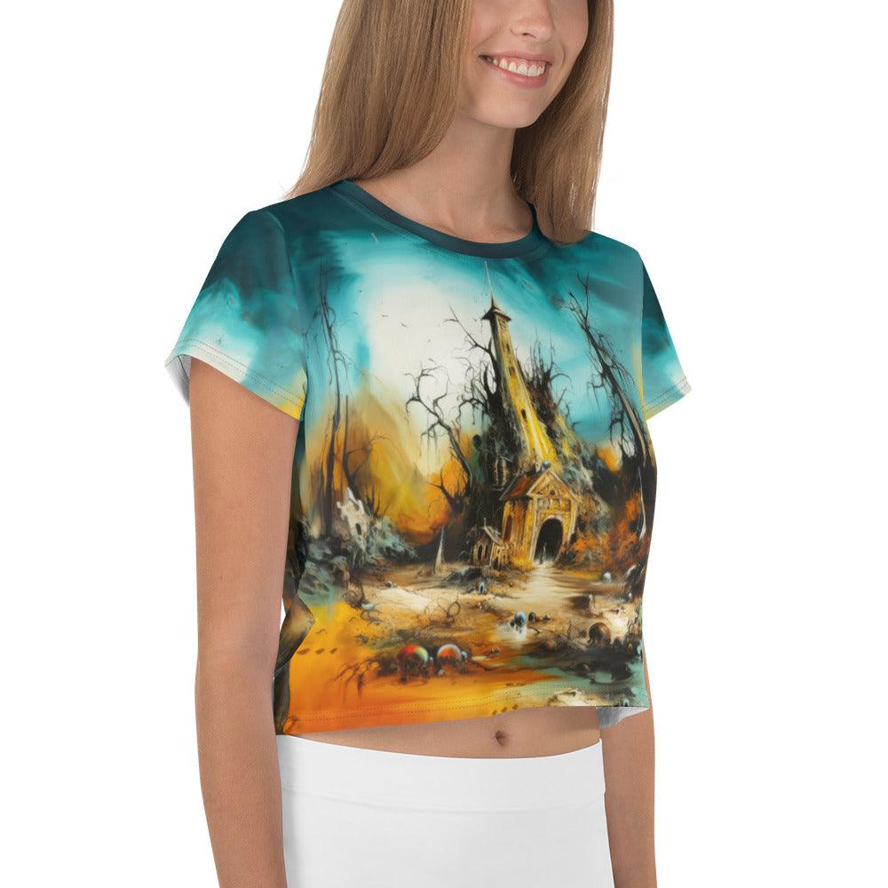 Haunted Nights Crop Tee - Beyond T-shirts