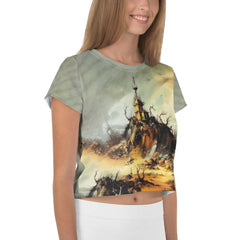 Moonlit Enchantment Crop Tee - Beyond T-shirts