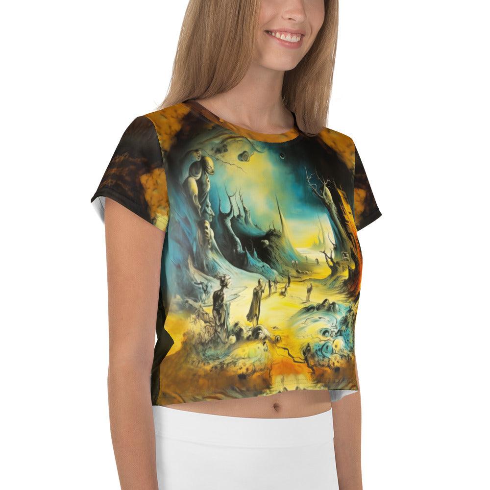 Ethereal Elegance Crop Tee - Beyond T-shirts