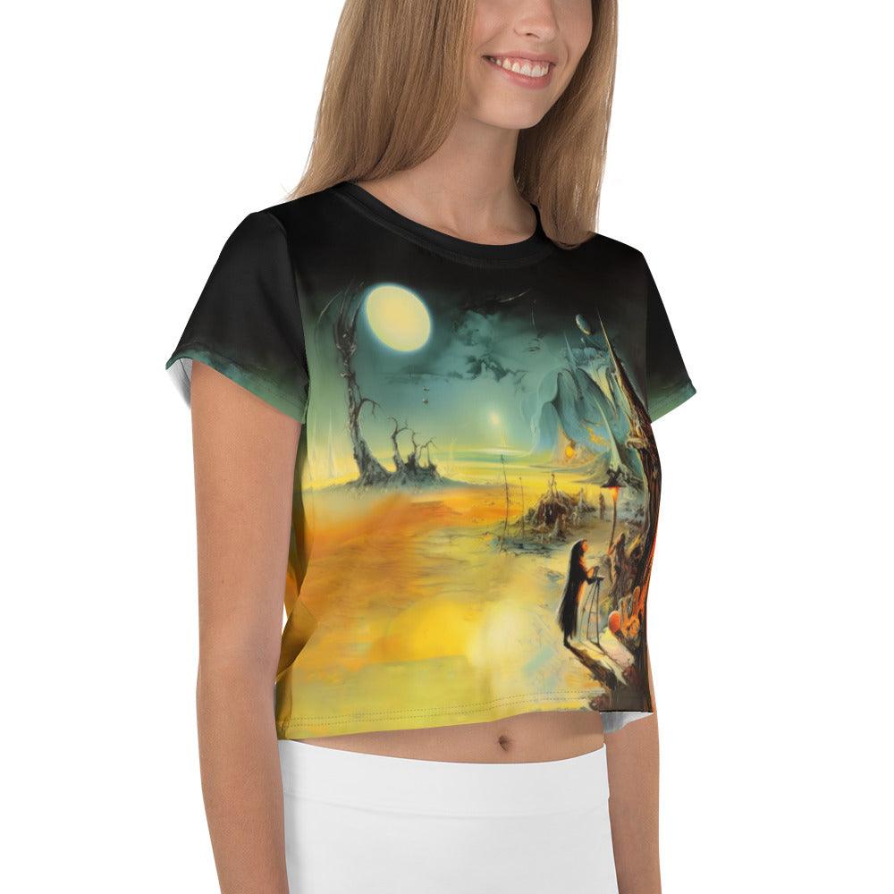 Spellbinding Whispers Crop Tee - Beyond T-shirts