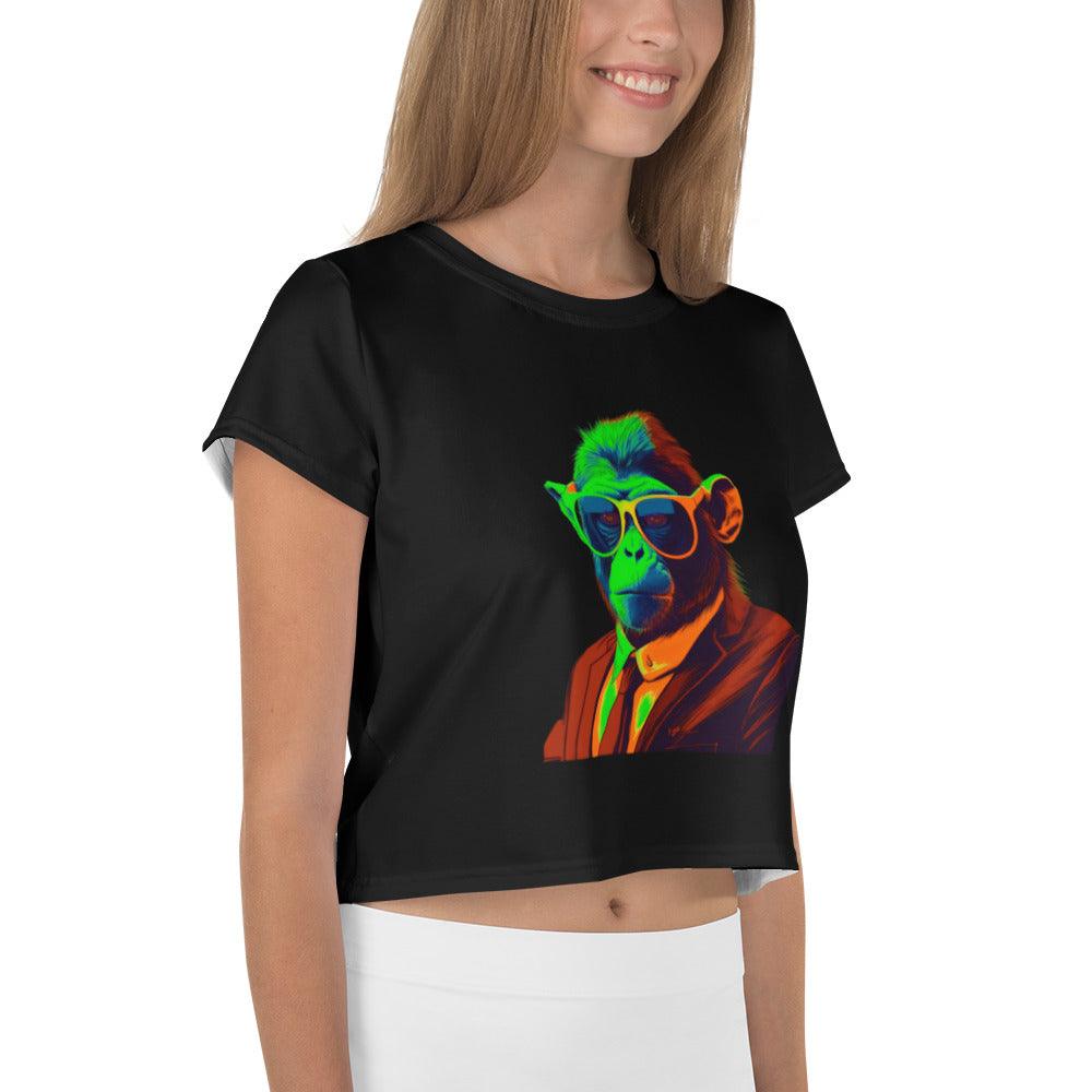 Jungle Explorer Monkey Crop T-Shirt Duo - Beyond T-shirts