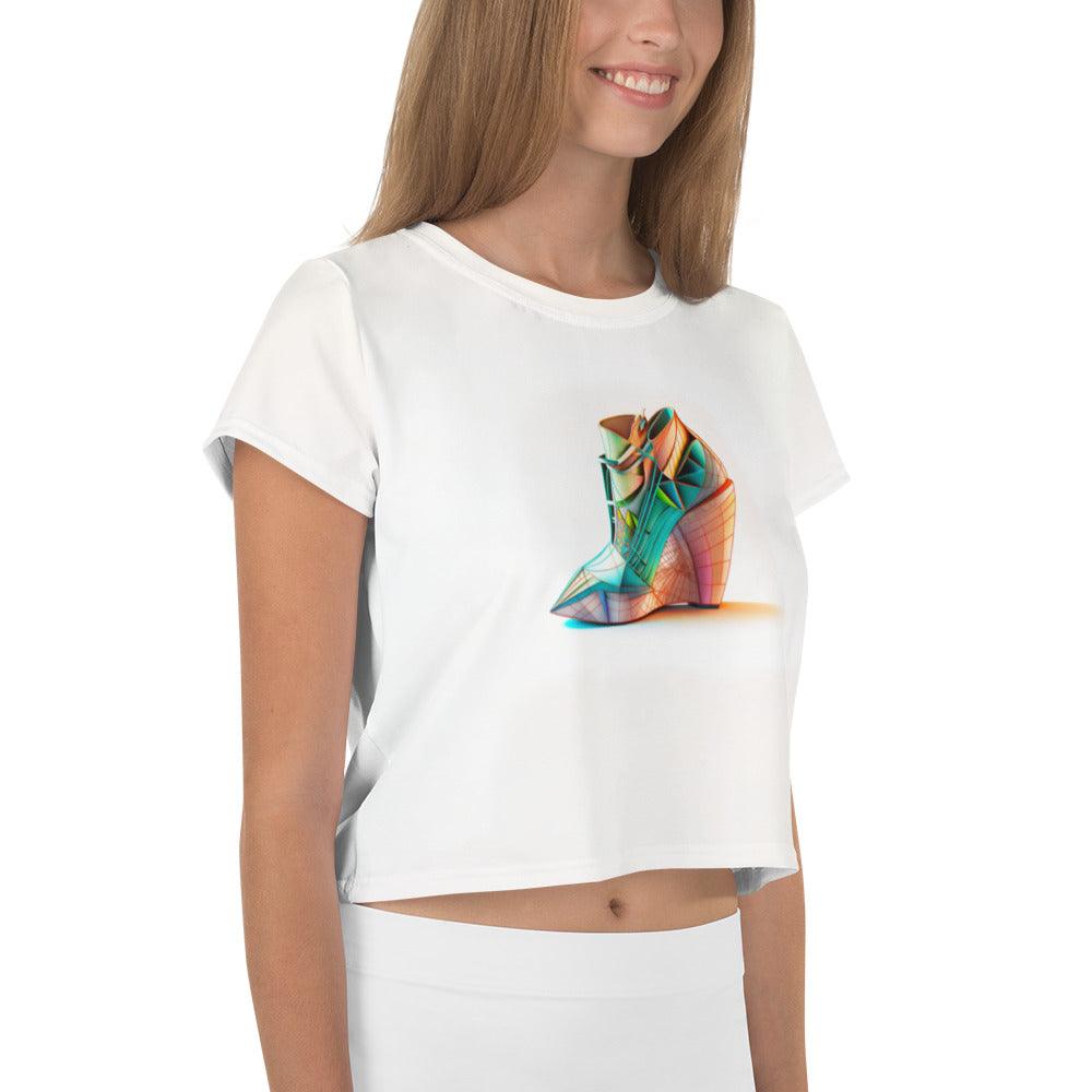 Futuristic Mirage Women's Crop Tee - Beyond T-shirts