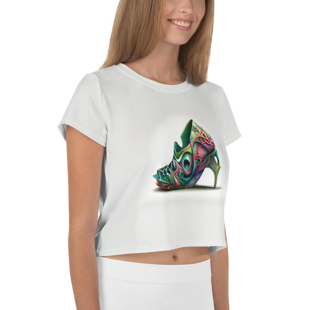 Neo-Futurism Women's Crop Top - Beyond T-shirts