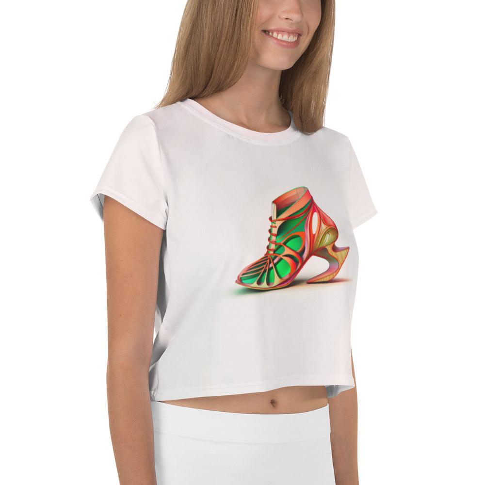 Futuristic Palette Women's Crop Tee - Beyond T-shirts