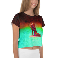 Quantum Leap Women's Crop Top - Beyond T-shirts