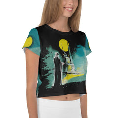 Enchanted Forest Halloween Crop Tee - Beyond T-shirts