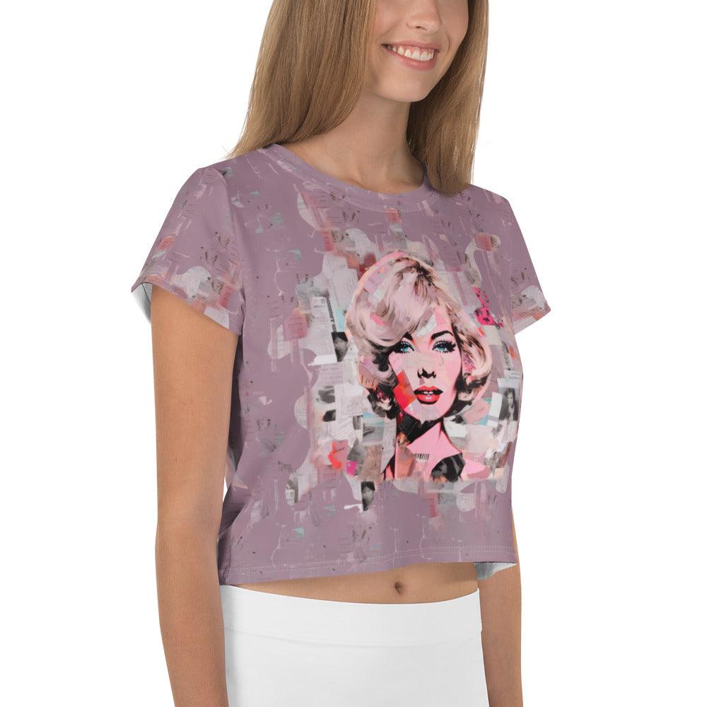 Soulful Jazz Serenade All-Over Print Crop T-Shirts - Beyond T-shirts