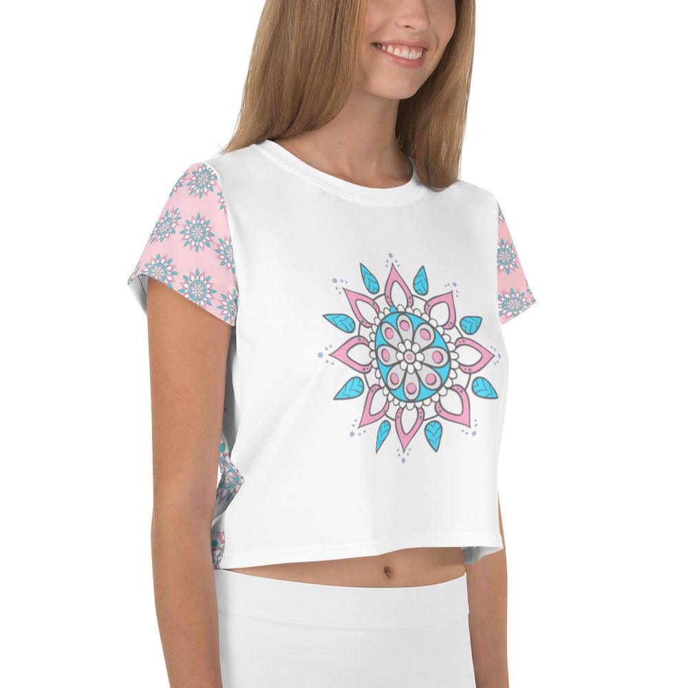 Mandala Universe Crop Top - Beyond T-shirts