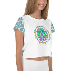 Bohemian Mandala Crop Top - Beyond T-shirts